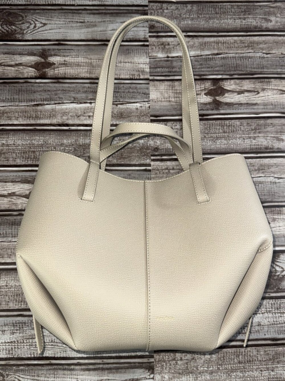 Polene Cyme Mini Bag Color Grey NWT